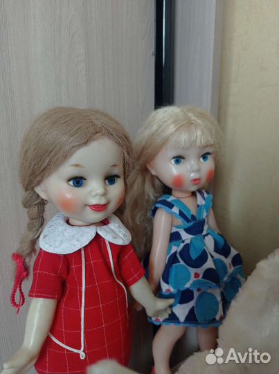 Куклы, обезьяна, заяц СССР