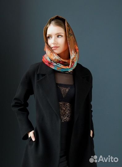 Снуд-хомут Платок Новый Цвет в ассорт Капюшон Шарф