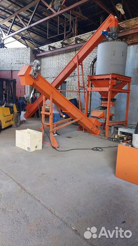 Конвейер ленточный (транспортер) со скребками