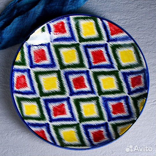 Набор чайный Риштанская керамика 'Атлас 1', 9 пред