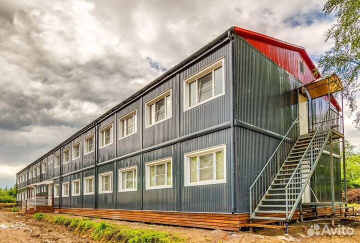 Модульное здание из блок - контейнеров с ндс