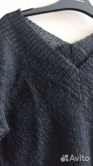 Пуловер паутинка, женский S, мохер, шерсть