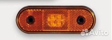 Фонарь габаритный 24V, желтый, светодиод