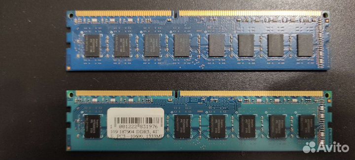 Оперативная память ddr2, ddr3 2,4gb