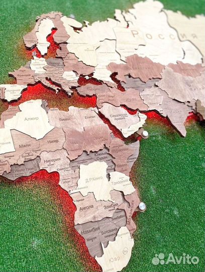 Карта мира и России с доставкой