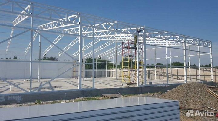 Быстровозводимые навесы, склады, ангары