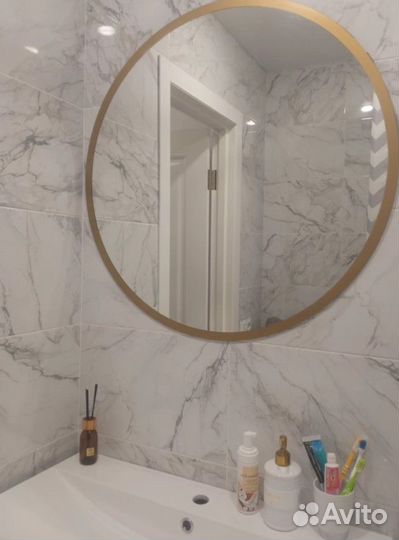 Зеркало с окантовкой для салона красоты