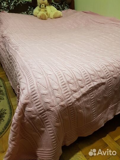 Плед вязаный