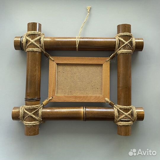 Фоторамка из бамбука