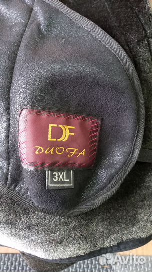 Продаю: дубленка мужская duofa черная