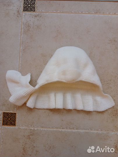 Шапка шлем для новорождённого