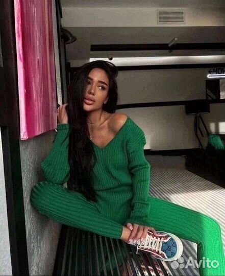 Костюм с кашемировой лапши