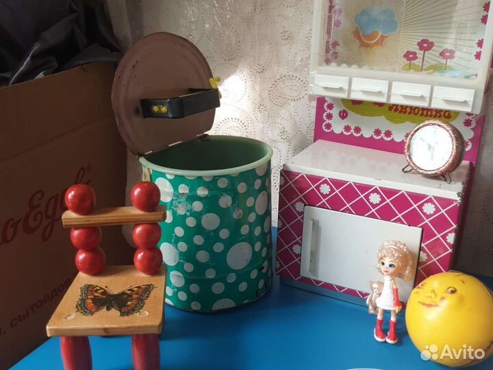 Игрушки СССР. винтаж. Мебель для кукол