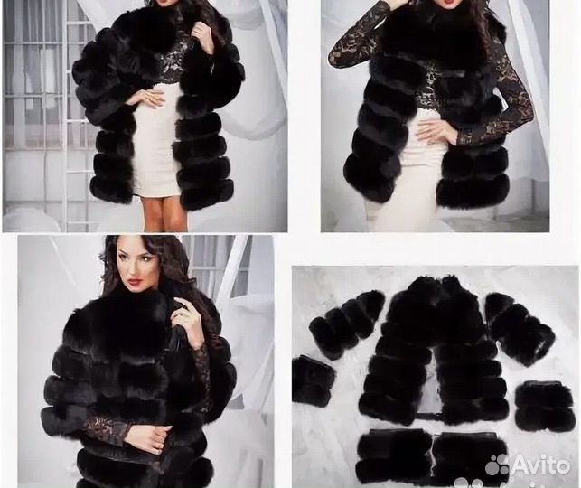 Шуба трансформер из песца