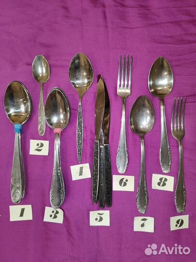 Столовые приборы СССР