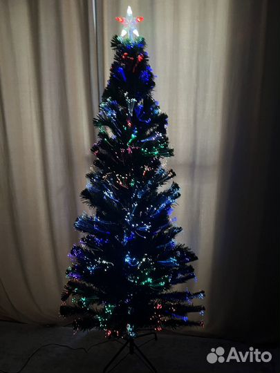Ель искуственная бу 180см с подсветкой