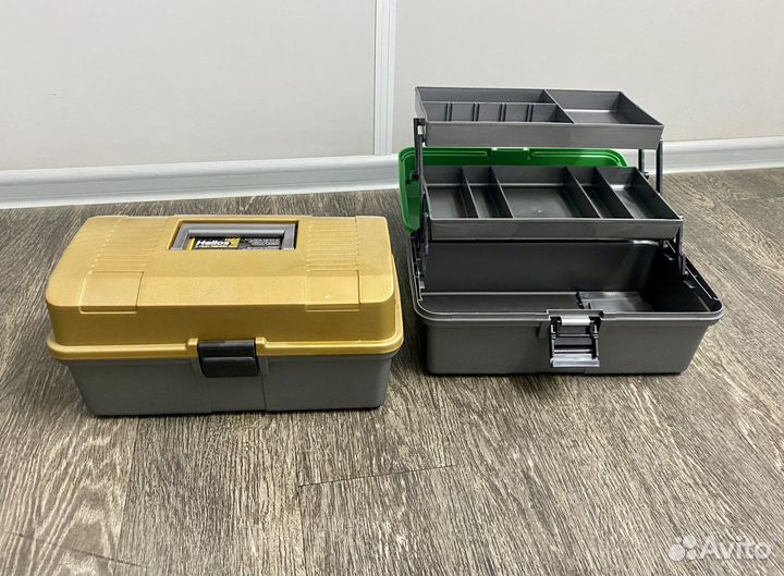 Ящик рыболова двухполочный Helios
