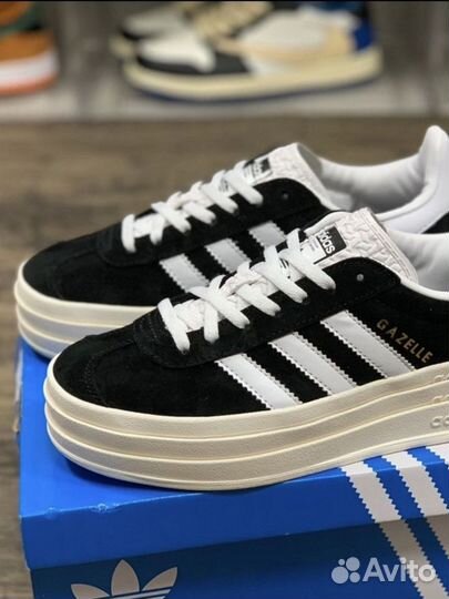 Adidas Gazelle Bold Core Black White