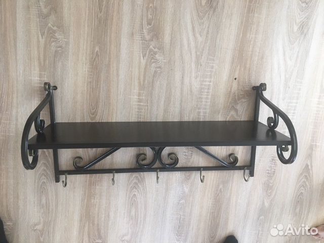 Вешалка с полкой для верхней одежды и головных убо