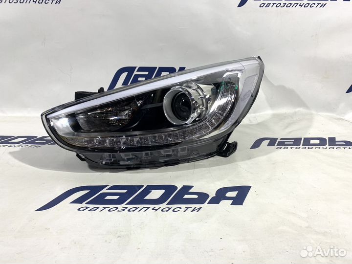 Фара Hyundai Solaris(10) левая линза