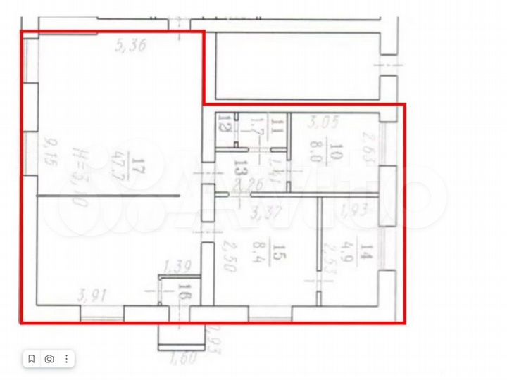 Центр. 1 этаж.Свободного назначения, 76 м²