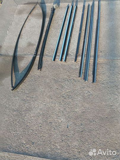 Mercedes w220 молдинг стекол