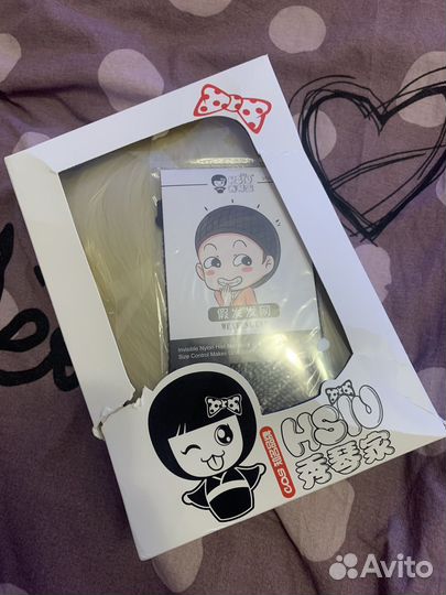 Парик блонд длинный