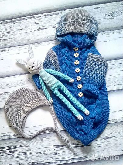 Комплект детский шапка, шарф 54