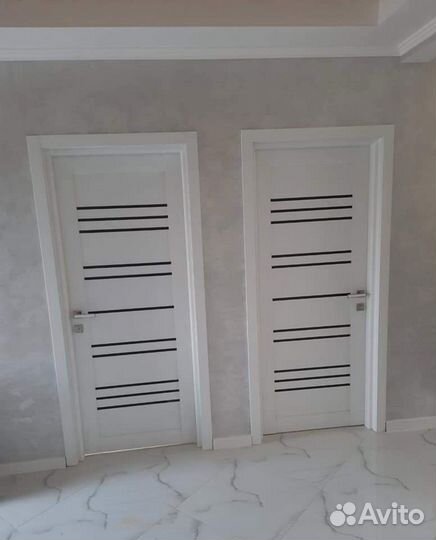 Установка межкомнатных дверей под ключ