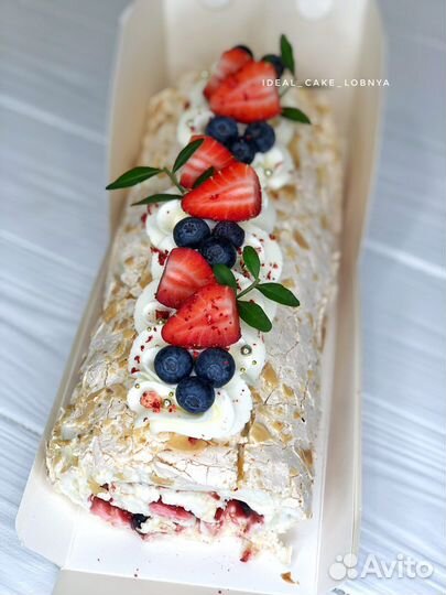 Меренговый рулет