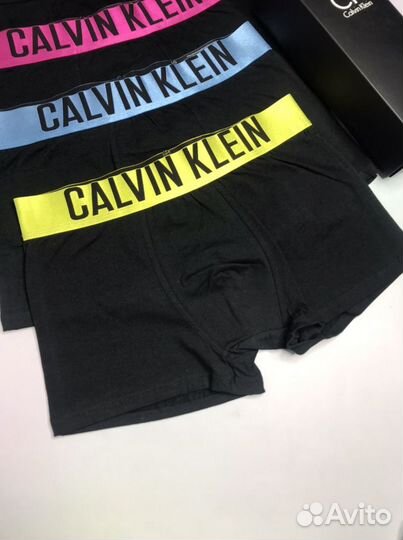 Трусы мужские боксеры calvin klein хлопок