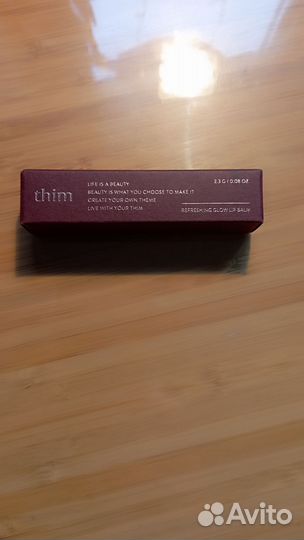 Сияющий бальзам для губ Thim тон нераспакованный