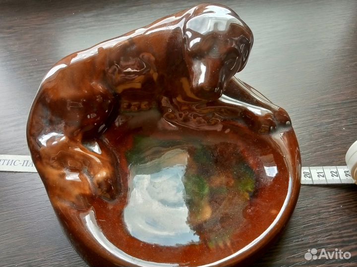 Пепельница собака СССР