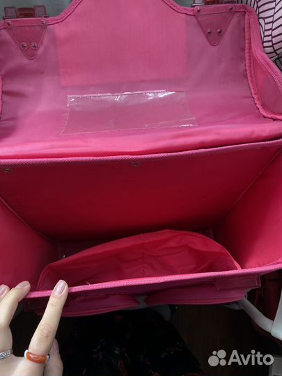 Ранец/рюкзак herlitz розовый/малиновый