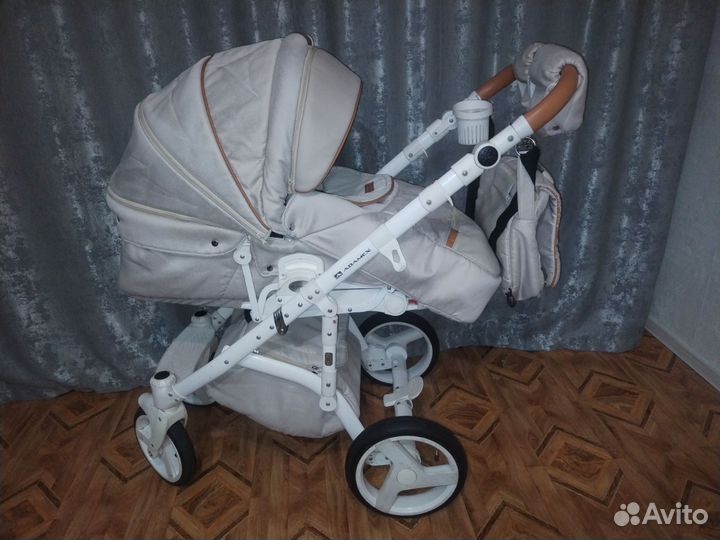 Коляска adamex massimo 3 в 1 бу
