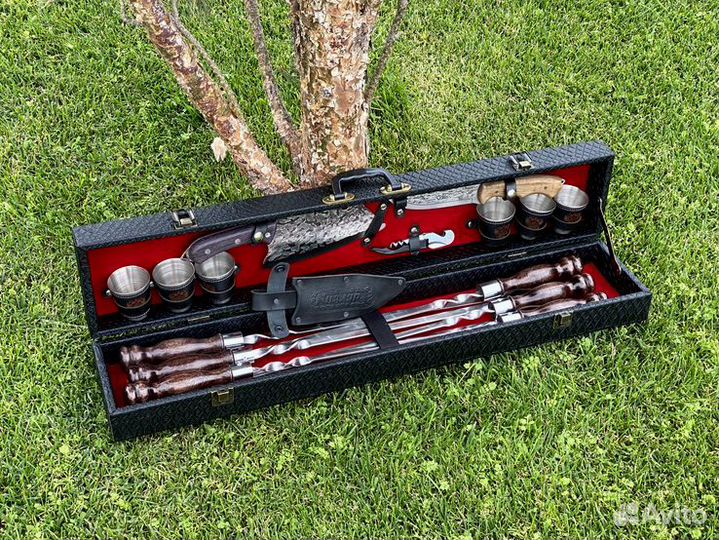 Набор шашлычный в кейсе