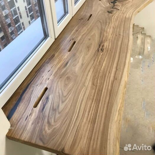 Изготовление подоконника из дуба