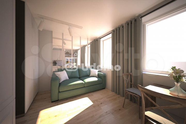 Квартира-студия, 20,8 м², 9/9 эт.