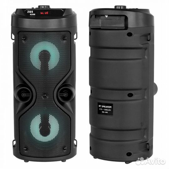 Портативная блютуз колонка ZQS 40см беспроводная