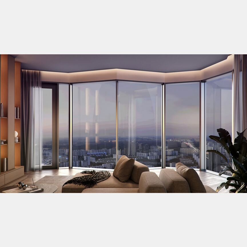 2-к. квартира, 76 м², 31/56 эт.