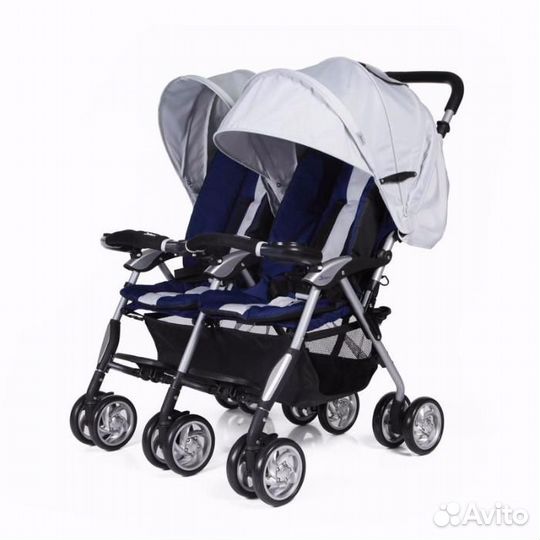 Прогулочная коляска для двойни бу