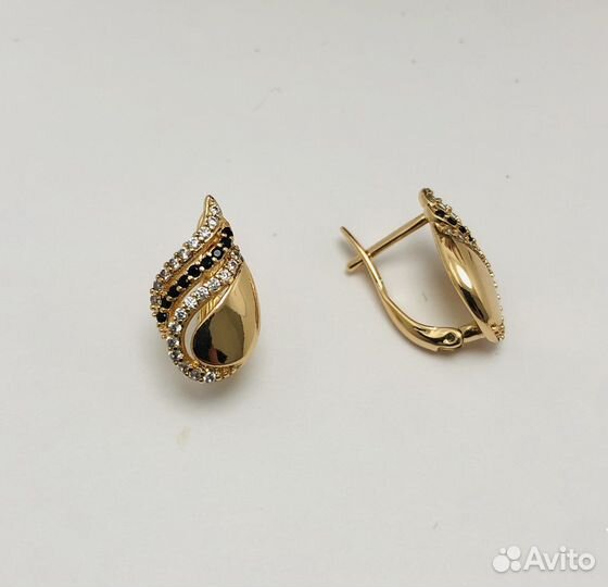 Серьги из медицинского сплава