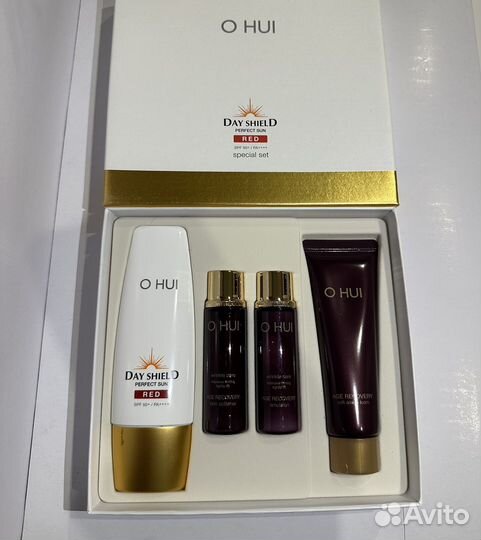 O Hui Day Shield Sun Red.Солнцезащитный крем-набор