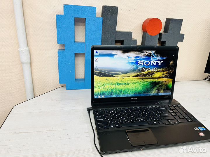 Мощный Ноутбук Vaio на core i3