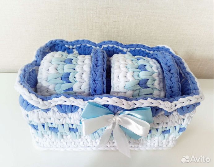 Подарок для новорожденных набор корзинок