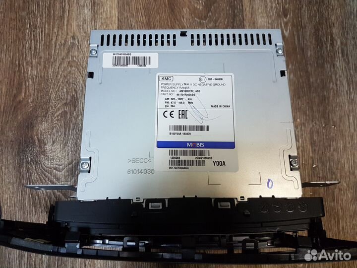 Kia Rio c2014 штатная магнитола