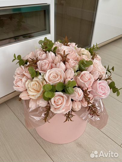 Букет из мыла ручной работы