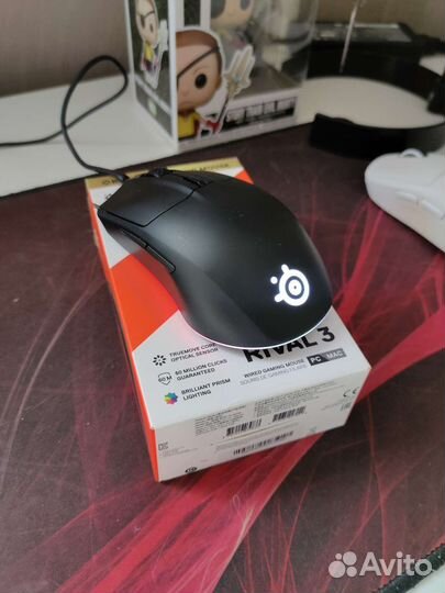 SteelSeries Rival 3 мышь игровая проводная RGB