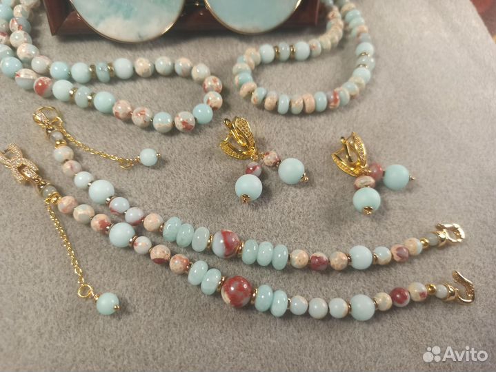 Серьги, браслеты, бусы