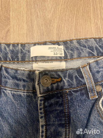 Джинсы бананы мужские house